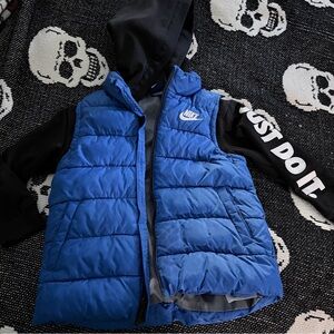 Nike Royal Blue puffer vest Jacket